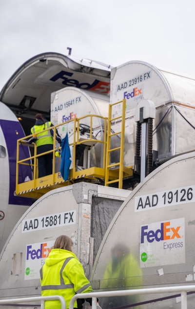 Following the Food and Drug Administration’s approval of Emergency Use Authorization for the Moderna COVID-19 vaccine, FedEx Express will begin transport of the vaccine and kits of supplies for administration of the vaccine.
