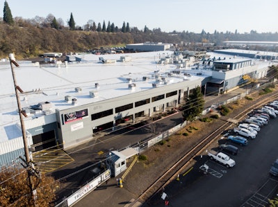 Daimler Trucks’ Portland truck manufacturing plant is the company’s first to achieve carbon-neutral truck production.