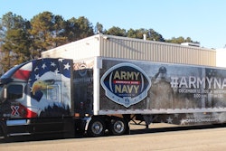 The Army & Air Force Exchange is commemorating this weekend’s Army-Navy football game with a commemorative trailer wrap.