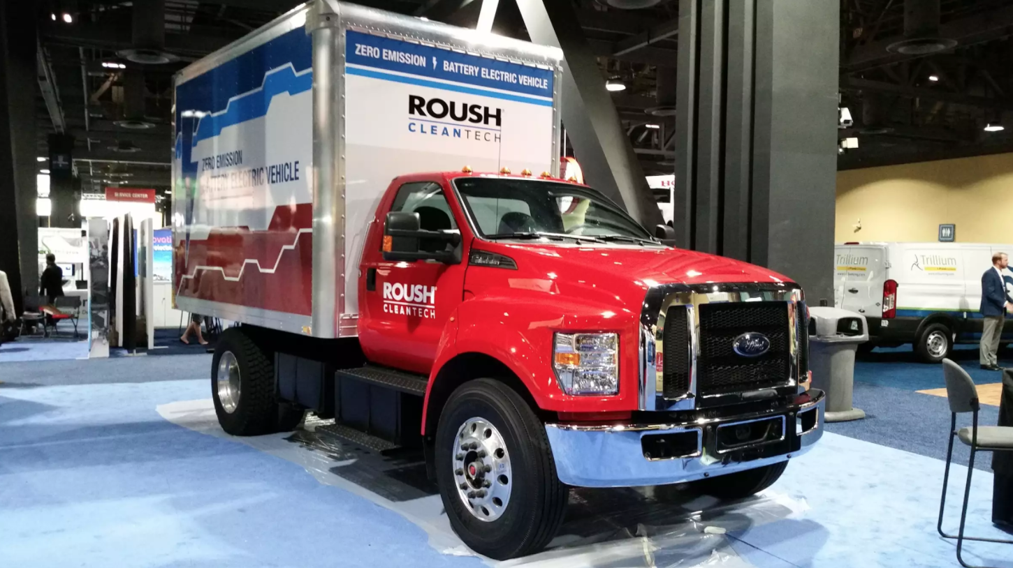 Roush CleanTech all-electric F-650 box truck