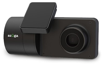 The Azuga SafetyCam AI has new driver monitoring features to detect fatigued and distracted behaviors.