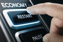 economy dashboard with 'restart' and 'pause' buttons