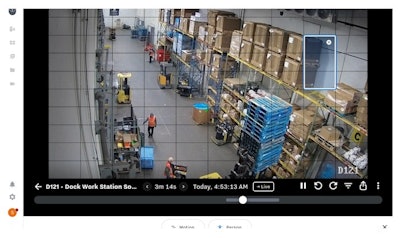 Samsara's AI-powered cameras in dock warehouse