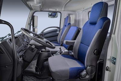 A new interior design features dual-tone trim and seating that adds passenger comfort.
