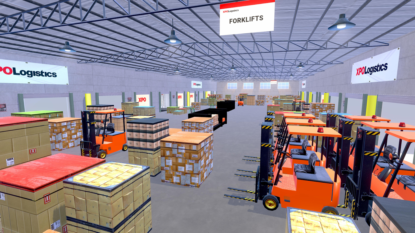XPO boosts training efficiency with virtual reality Commercial