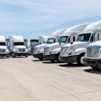 Used International semi-trucks