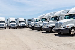 Used International semi-trucks
