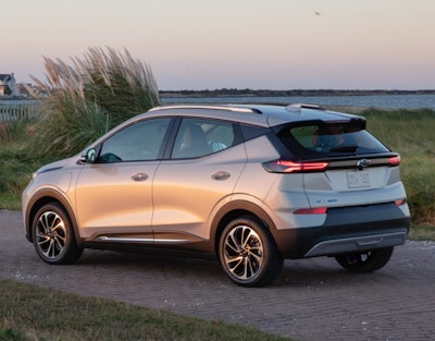 A rear seat delete option allows Bolt and the larger, all-new Bolt EUV for model year 2022 to be turned into zero-emission delivery vehicles.