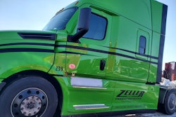 This Freightliner Cascadia is one of more than 50 that Zeller Transportation uses in its East Coast and midwest runs hauling refrigerated loads.