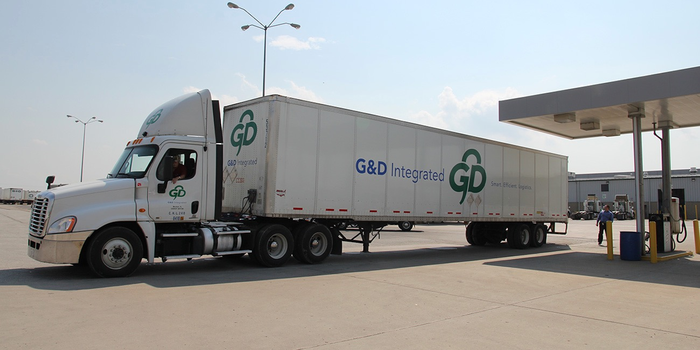 G&D Integrated's fleet of 450 power units run B20 biodiesel. The company's lower-carbon footprint has helped it win several freight bids.