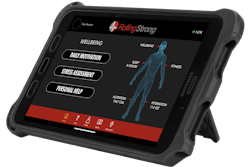 rolling strong wellbeing app for truck drivers on the road