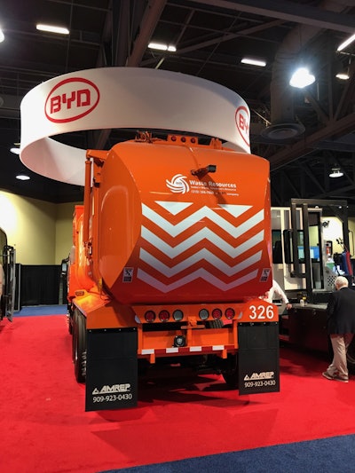 BYD electric refuse truck