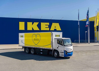 IKEA and Second Closet will add 15 Lion Electric trucks to its last-mile delivery fleet this year.