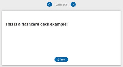 flashcard deck example