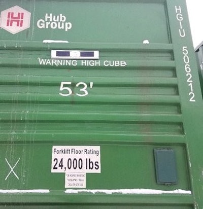 back of hub group truck