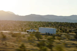 The Rivian R1T maxes out at 11,000 pounds towing and is available with Trailer Assist 'to let your vehicle help with some of the more difficult maneuvers when towing,' according to Rivian's website.