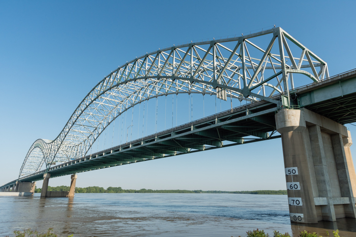 The I-40 Hernando de Soto Bridge connecting Tennessee and Arkansas over the Mississippi River is closed indefinitely after a fracture was found in a steel beam.