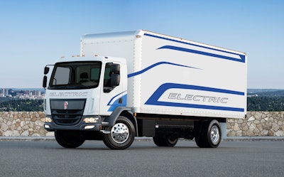 All-electric Kenworth 270E. Utilities continue to step up to help fleets on vehicle electrification, including battery lifecycle management. 'We know batteries and battery management,' said Duke Energy communications manager Randy Wheeless.