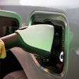 Charging port on the 2022 Ford F-150 Lightning