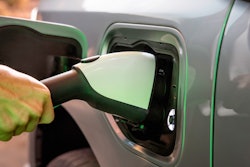 Charging port on the 2022 Ford F-150 Lightning