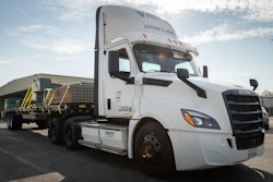 Southern California Edison is not only driven to electrify fleets in the 15-county area it serves, it's been taking steps to electrify its own fleet. In November, the largest subsidiary of Edison International, became the first utility in the nation to acquire and begin testing a Class 8 Freightliner eCascadia.