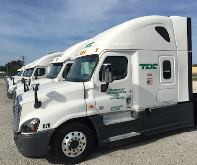 fleet of TDC trucks