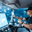 truck driver in seat