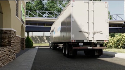 Trucker John Doe assessed the situation and believed he would have enough bridge clearance, though it would be close. Perhaps too close?