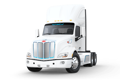 Peterbilt received an order from Sunbelt Rentals for five all-electric Peterbilt 579EV trucks.