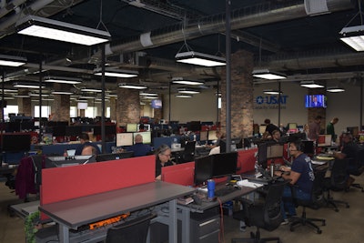 Opening up the operations floor of USAT Capacity Solutions contributed to people sharing new ideas.