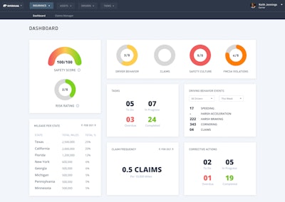 truckshield insurance dashboard