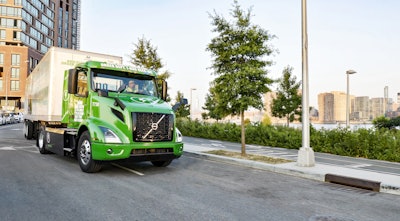 Manhattan Beer Distributors have signed up for four additional Volvo VNR Electric trucks which will mean a total of five zero-emission VNRs in addition to the low-emission CNG Volvo trucks they've already been running.
