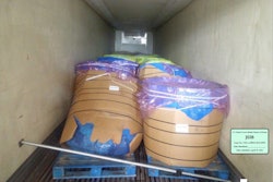 The shipper loaded this shipment of beef onto the trailer. It was rejected by the receiver and resulted in a cargo claim that a judge decided was not the carrier's fault.