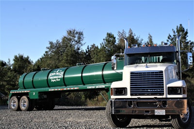 One among John McGee Trucking's Macks.