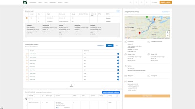 The new Magnus TMS system includes a load planning module to find the best-possible freight matches.