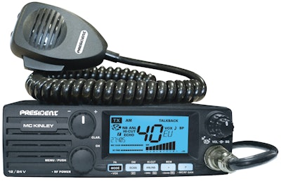 president mckinley fm cb radio