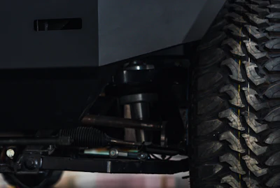 Air suspension allows for self-leveling
