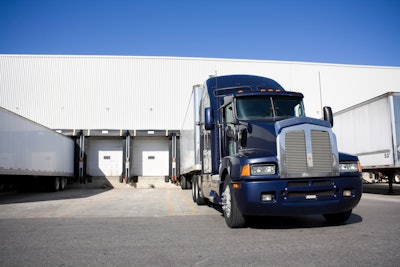 truck at the dock