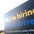 we're hiring sign