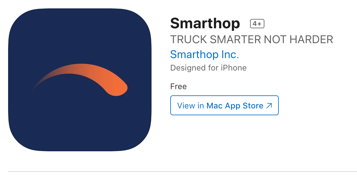 SmartHop load-booking app