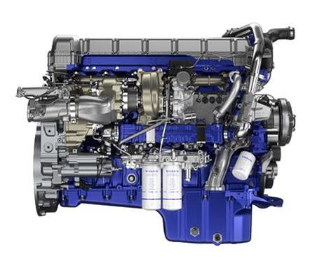 Volvo turbo compounding engine