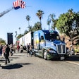 Capitol Christmas tree on a semi