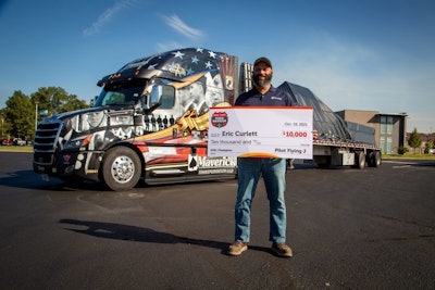 Maverick Transportation driver Eric Curlett won Pilot Flying J's Road Warrior contest, earning him $10,000.