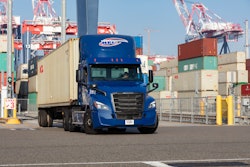 NFI truck at Southern California port
