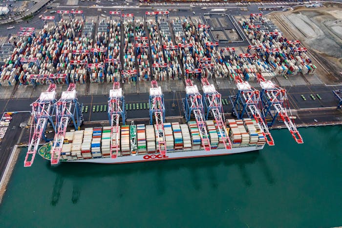 Port of Long Beach container congestion