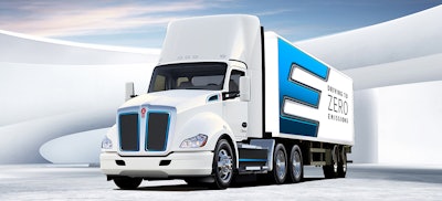 Kenworth T680E electric truck