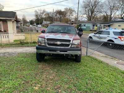 stolen tow truck bank robbery