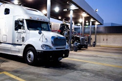 Truck Stop Fuel Island