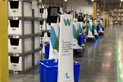 Robots in a warehouse