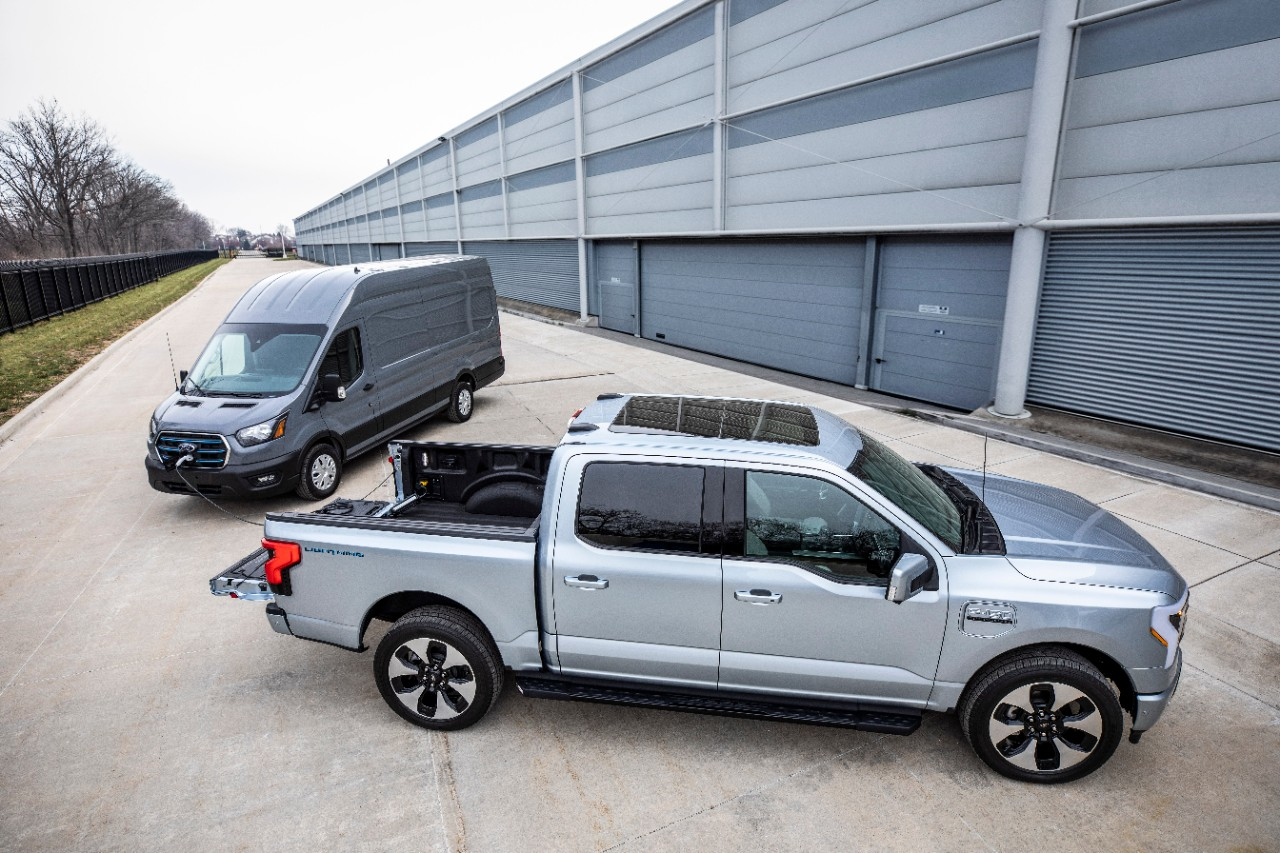 Ford F-150 Lightning EV charging capability